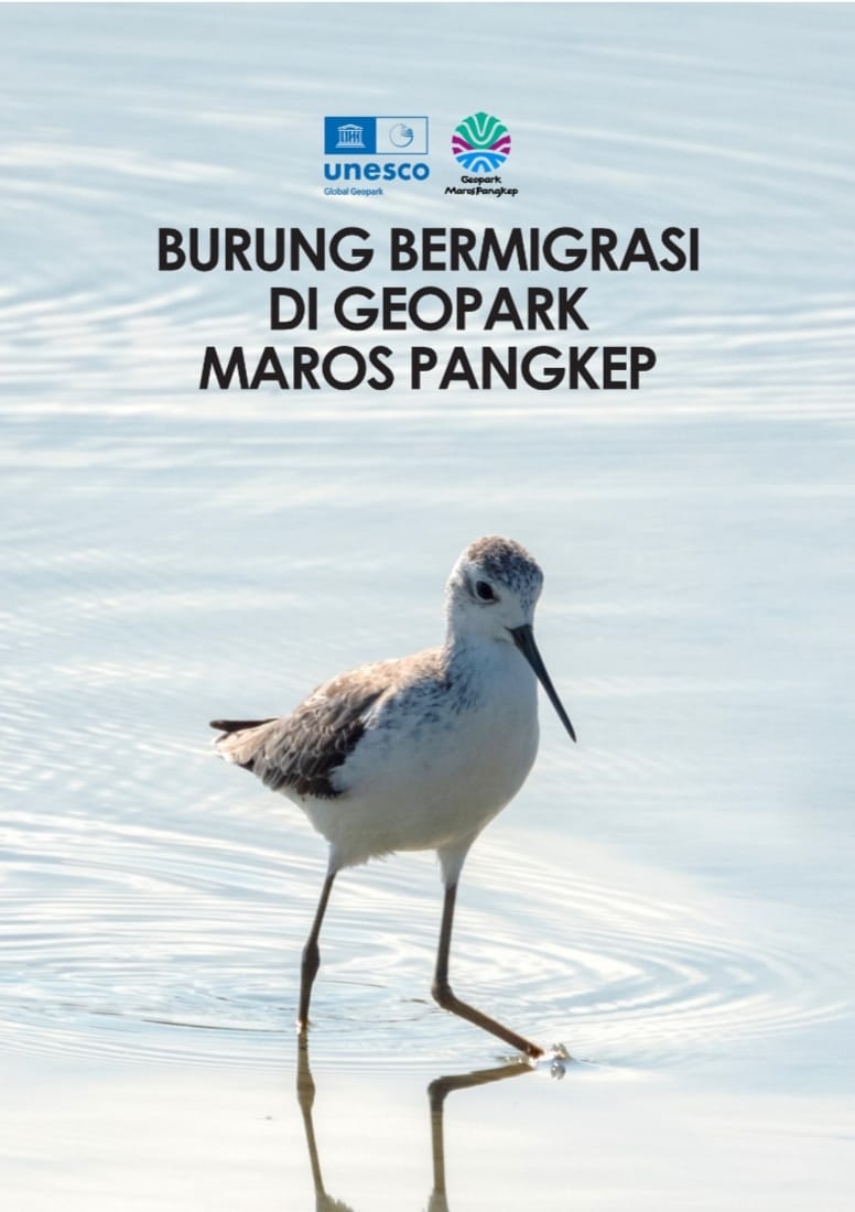 Cover Buku Burung Bermigrasi di Geopark Maros Pangkep